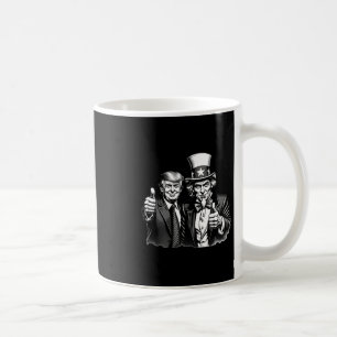 Mug Donald Trump Oncle Sam Selfie Pouce en l'air Drôle