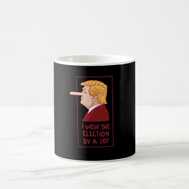 Mug Donald Trump Pinocchio Funny Meilleur Cadeau (Centre)