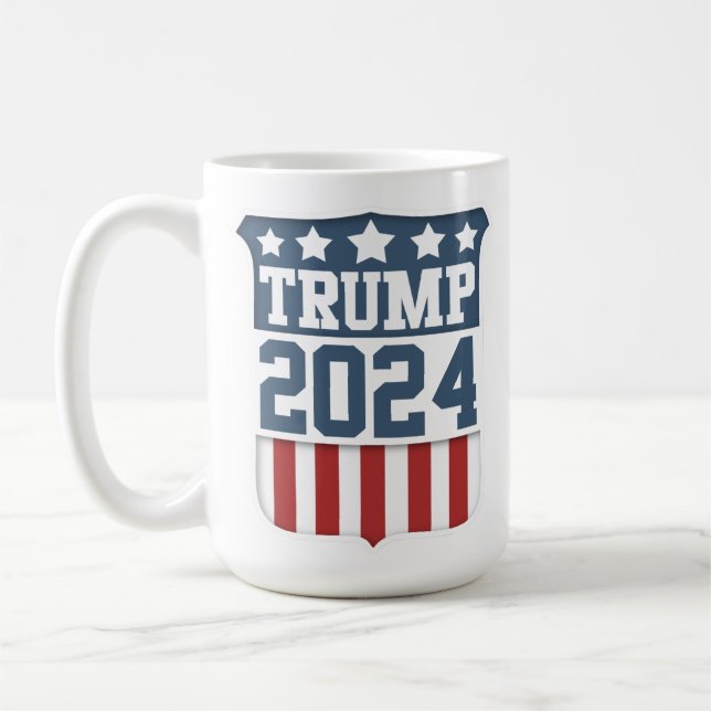 Mug Donald Trump Président 2024 Shield (Gauche)