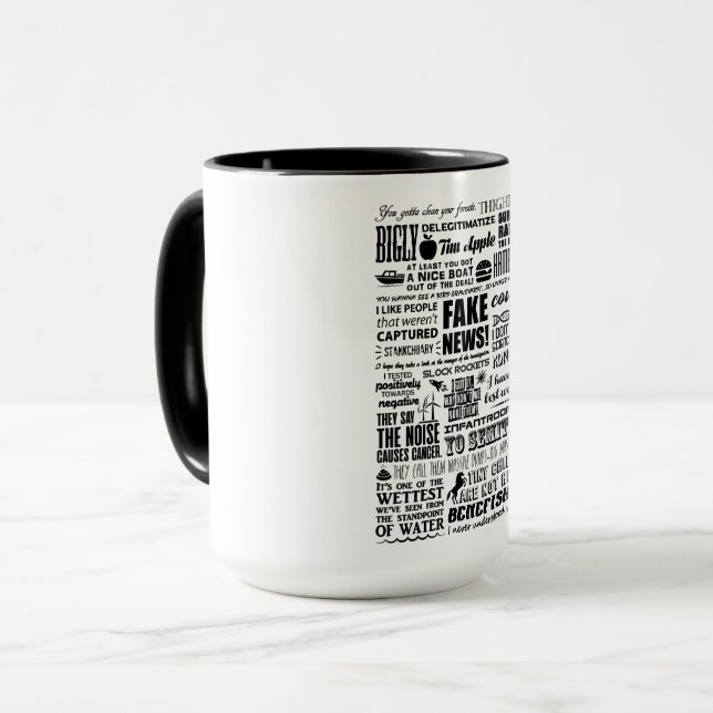 Mug Donald Trump Trumpisms Humour (Devant gauche)
