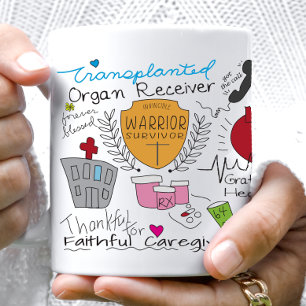 Mug Donateur d'organe de transplantation lunaire