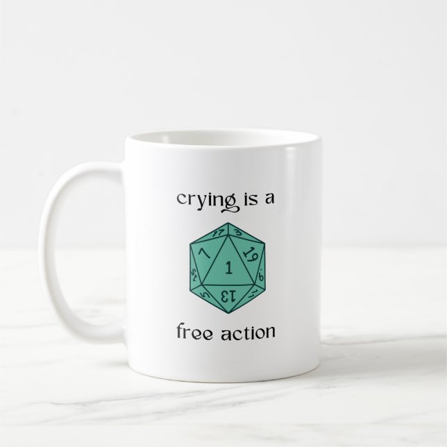 Mug donjons et dragon dice dungeon maître D&D nerd (Gauche)