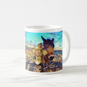 Mug Donkey avec croix Rose