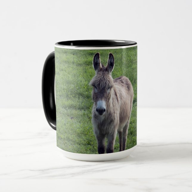 Mug Donkey Brown Tan Animal Photo (Devant gauche)