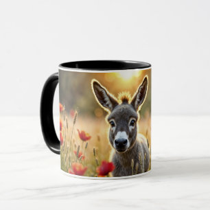 Mug Donkey été harmonie paysage rural art
