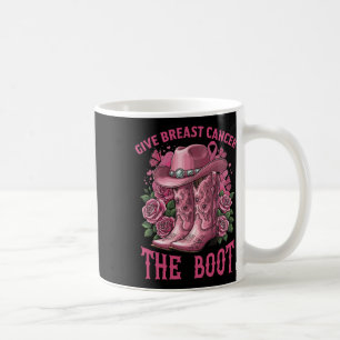 Mug Donner Le Cancer Du Sein La Poussine Boot Cancer D