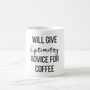 Mug Donnera Des Conseils D'Optométrie Pour Le Café