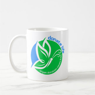 Mug Donnez la vie Papillon de sensibilisation au don d