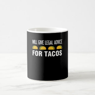 Mug Donnez l'avis juridique pour la nourriture de