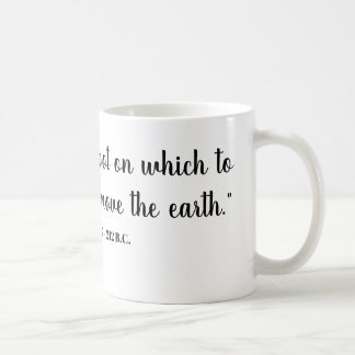 Mug Donnez-moi une tache ferme sur laquelle pour se