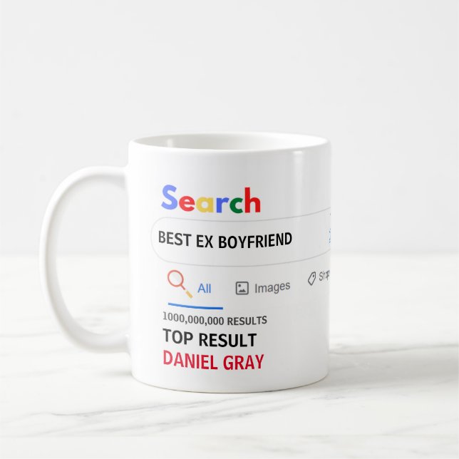 Mug DONS Drôle MEILLEUR EX PETITE AMIE (Gauche)