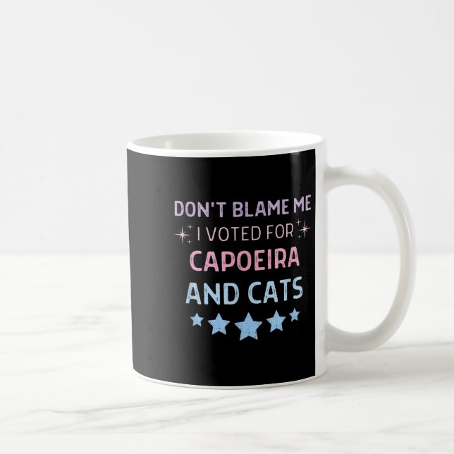 Mug Don't Blame Me I Voted For Caeira And Cats Men Wom (Droite)