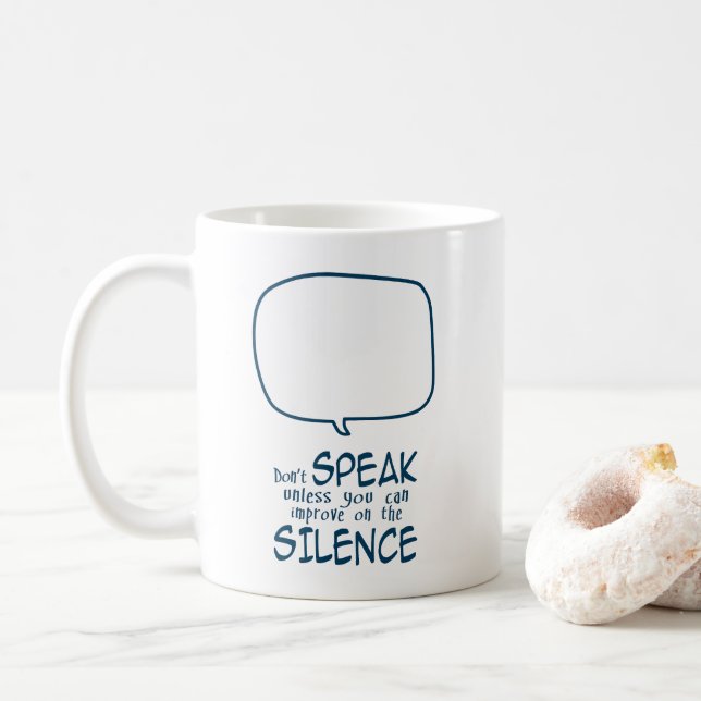Mug Don't Speak (Avec donut)