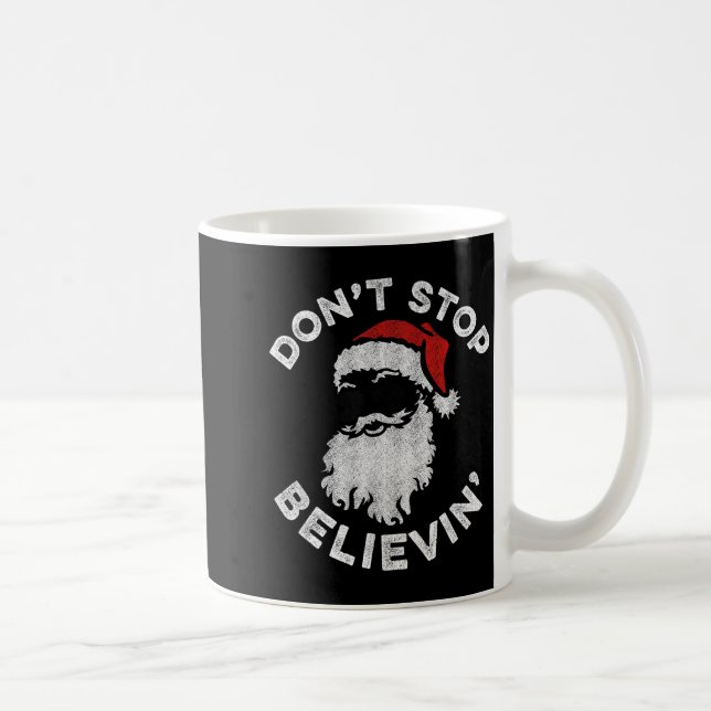 Mug Don't Stop Believin' Cool Shades Santa  (Droite)