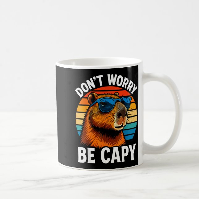 Mug Dont Worry Be Capy Capybara  (Droite)