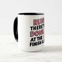 Donut à la ligne finale Funny Fitness Motivation