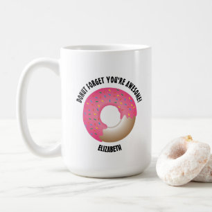 Mug Donut personnalisé oubliez que vous êtes génial