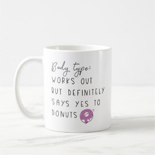 Mug Donuts de type de corps