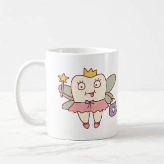 Mug Doodle de la fée des dents mignonne