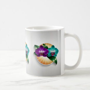 Mug d'orchidées de minuit - Inspiré par le Ga bota