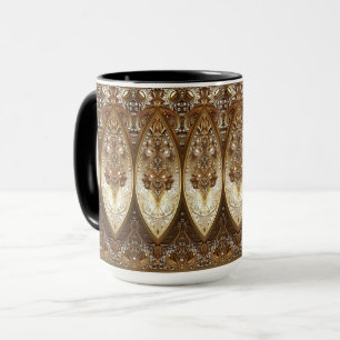 Mug doré orné