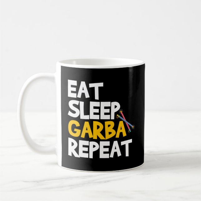 Mug Dormir Garba Répéter Desi Gujarati Navratri (Gauche)