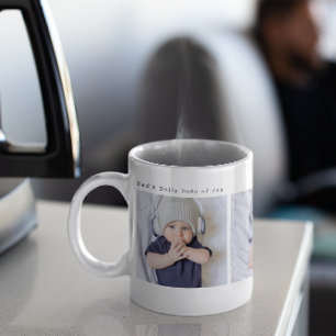 Mug Dose quotidienne de papa de la joie Custom 3 Photo