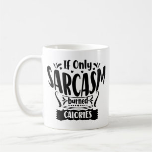 Mug Dose Sarcastique Humour amusant Simple Gras Noir p