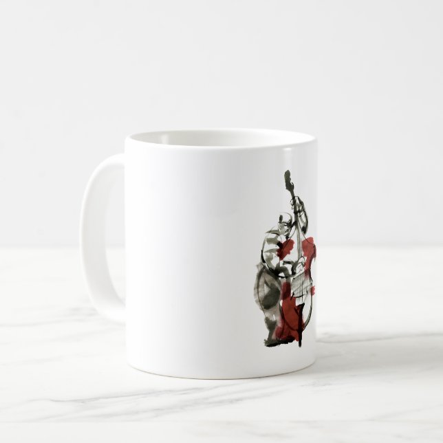Mug Double bassiste (Devant gauche)