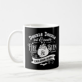 Mug Double double huile et problème Chemise Halloween