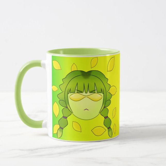 Mug Double face verte de Lymoona (Gauche)