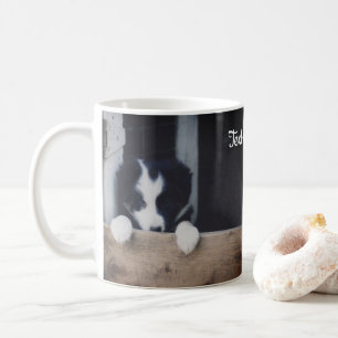 Mug Douce Bordure Collie Chiot Personnalisé