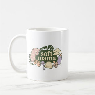 Mug Douce Maman Conception d'essentiels pour bébé rétr