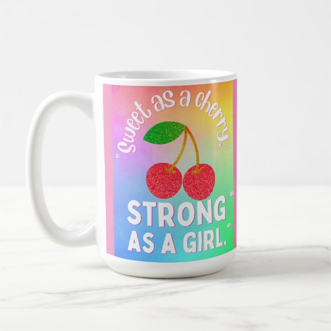 Mug Douce une cerise (Gauche)