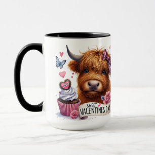 Mug Douce vache des Highlands à la crinière hirsute po