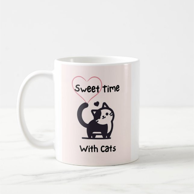Mug Douceur avec les chats (Gauche)