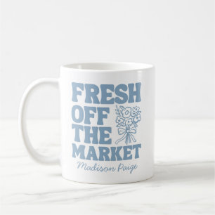 Mug Douceur de mariage bleu Fantaisiste Fresh Off the 
