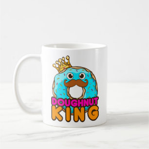 Mug Doughnut King Donut Lover Hommes garçons