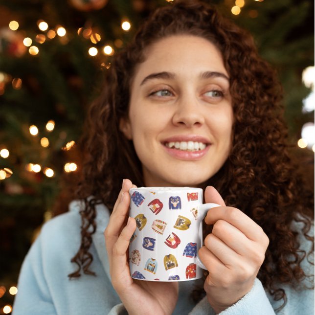 Mug Douleur de Noël moche (Ugly Christmas Sweater Coffee Mug)