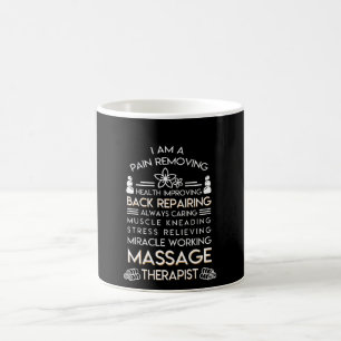 Mug Douleur de thérapeute de massage enlevant la santé