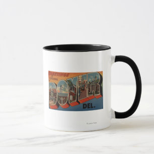 Mug Douvres, lettre ScenesDover, De de DelawareLarge