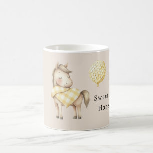 Mug Doux comme des rayons de miel de cheval en ballon