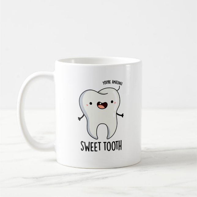 Mug Doux Dent Amusant Jeu Dentaire (Gauche)