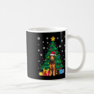 Mug Doux moche Xmas Tree Lights Irish Wolfhound Chien