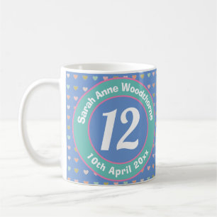 Mug Douze Ans. Anniversaire.