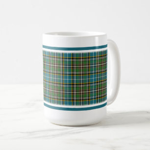 Mug Dowling Tartan Motif Blue Irish Plaid