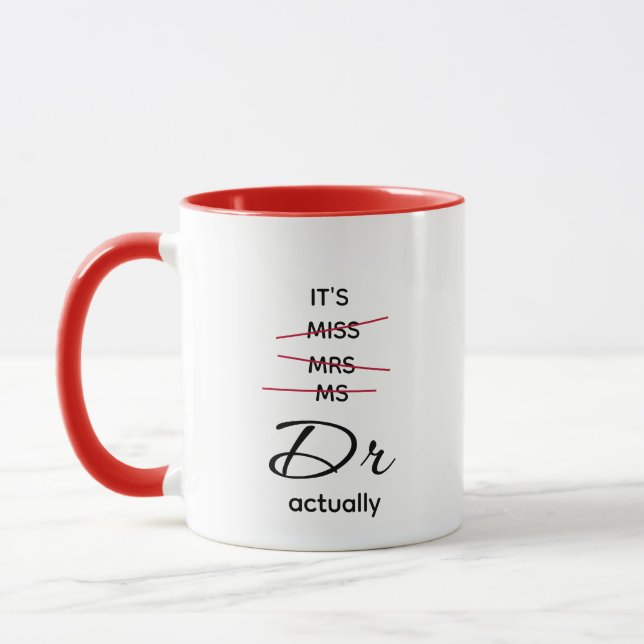 Mug Dr. En fait Red (Gauche)