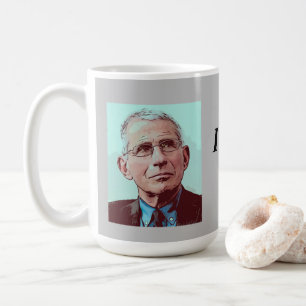 Mug Dr Fauci, Je T'Ai Dit, Gray