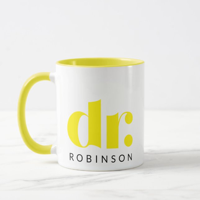Mug dr. [Nom personnalisé] (Gauche)