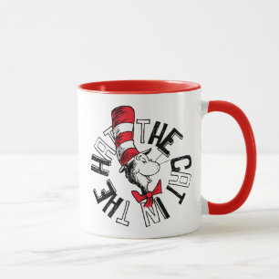 Mug Dr Seuss Chat dans l'art rond Casquette